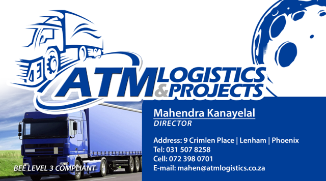 ATM Logistics Contact Card